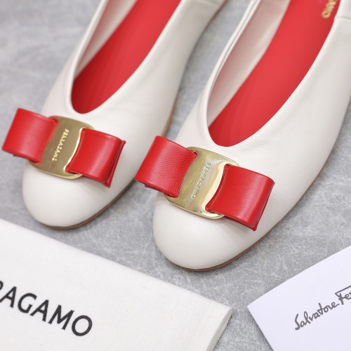 Replica Salvatore Ferragamo Flat Shoes For Women #1245319 $115.00 USD for Wholesale