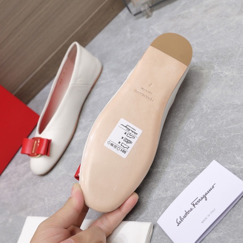 Replica Salvatore Ferragamo Flat Shoes For Women #1245319 $115.00 USD for Wholesale