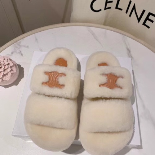 Celine Slippers For Women #1245351 $88.00 USD, Wholesale Replica Celine Slippers