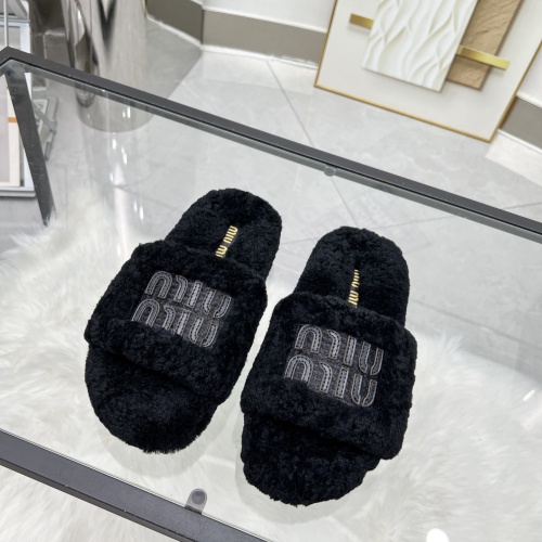 MIU MIU Slippers For Women #1245359 $92.00 USD, Wholesale Replica MIU MIU Slippers