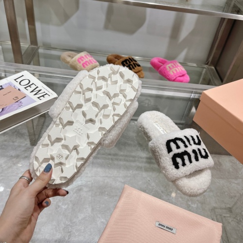 Replica MIU MIU Slippers For Women #1245360 $92.00 USD for Wholesale