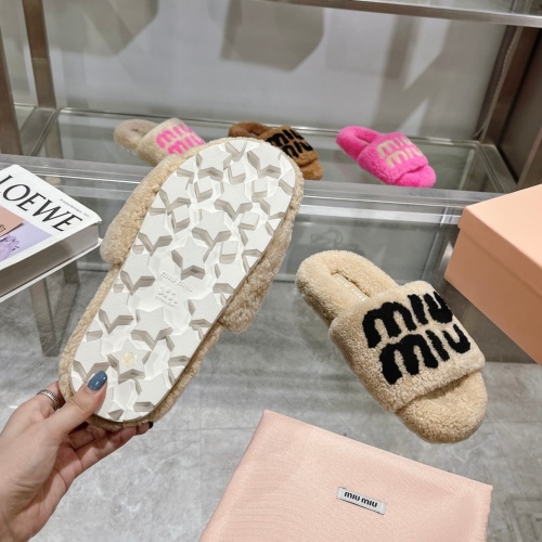 Replica MIU MIU Slippers For Women #1245364 $92.00 USD for Wholesale