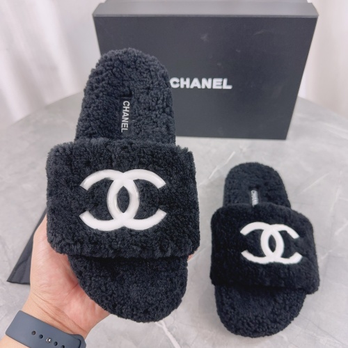 Chanel Slippers For Women #1245369 $92.00 USD, Wholesale Replica Chanel Slippers