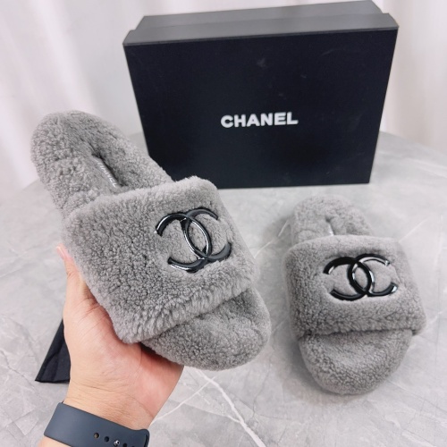 Replica Chanel Slippers For Women #1245370 $92.00 USD for Wholesale