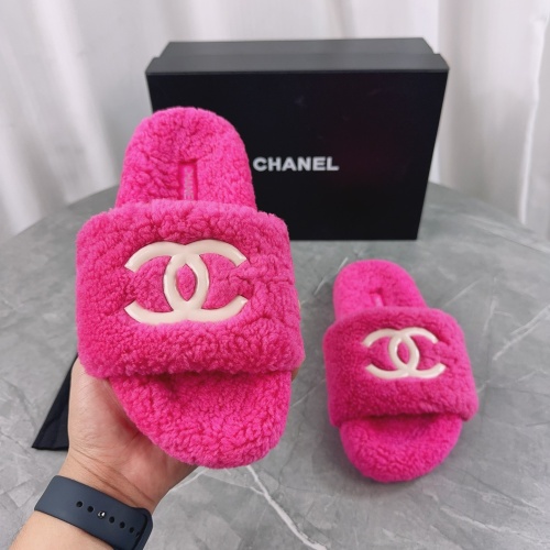 Chanel Slippers For Women #1245372 $92.00 USD, Wholesale Replica Chanel Slippers