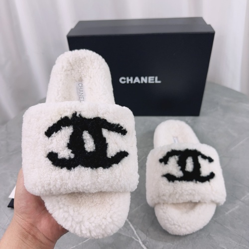 Chanel Slippers For Women #1245374 $92.00 USD, Wholesale Replica Chanel Slippers