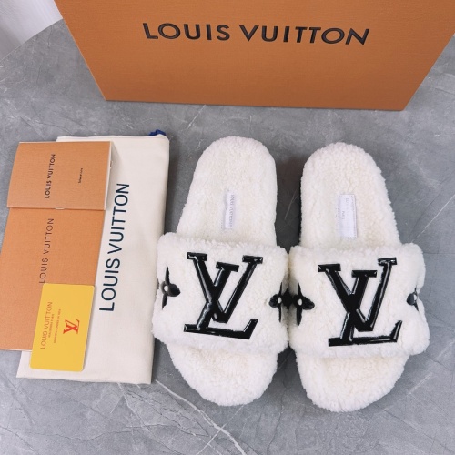 Louis Vuitton Slippers For Women #1245376 $96.00 USD, Wholesale Replica Louis Vuitton Slippers