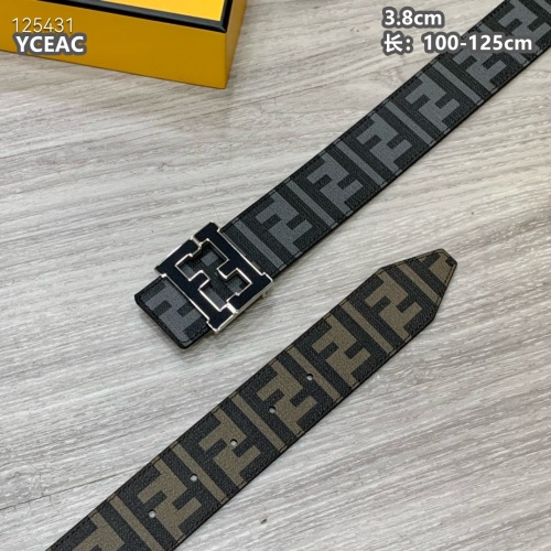 Replica Fendi AAA Quality Belts For Men #1245385 $52.00 USD for Wholesale