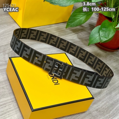 Replica Fendi AAA Quality Belts For Men #1245385 $52.00 USD for Wholesale