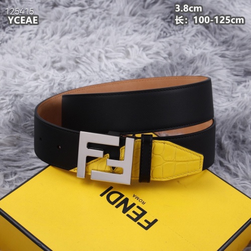 Replica Fendi AAA Quality Belts For Men #1245404 $60.00 USD for Wholesale