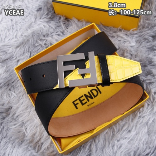 Replica Fendi AAA Quality Belts For Men #1245404 $60.00 USD for Wholesale