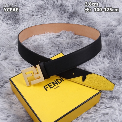 Replica Fendi AAA Quality Belts For Men #1245405 $60.00 USD for Wholesale