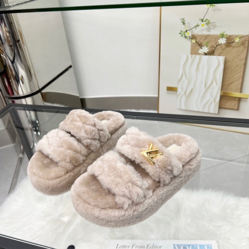 Louis Vuitton Slippers For Women #1245406 $98.00 USD, Wholesale Replica Louis Vuitton Slippers