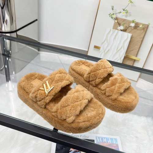 Replica Louis Vuitton Slippers For Women #1245407 $98.00 USD for Wholesale