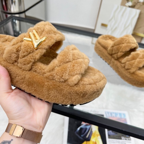 Replica Louis Vuitton Slippers For Women #1245407 $98.00 USD for Wholesale