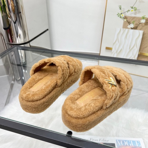 Replica Louis Vuitton Slippers For Women #1245407 $98.00 USD for Wholesale