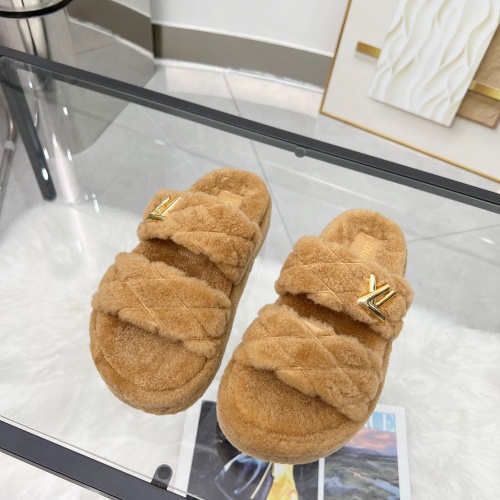 Replica Louis Vuitton Slippers For Women #1245407 $98.00 USD for Wholesale