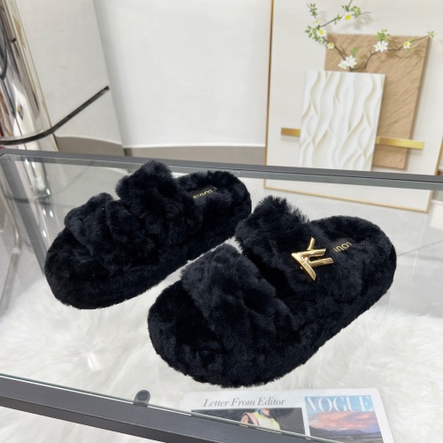 Louis Vuitton Slippers For Women #1245408 $98.00 USD, Wholesale Replica Louis Vuitton Slippers