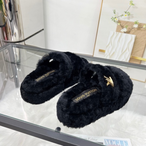 Replica Louis Vuitton Slippers For Women #1245408 $98.00 USD for Wholesale