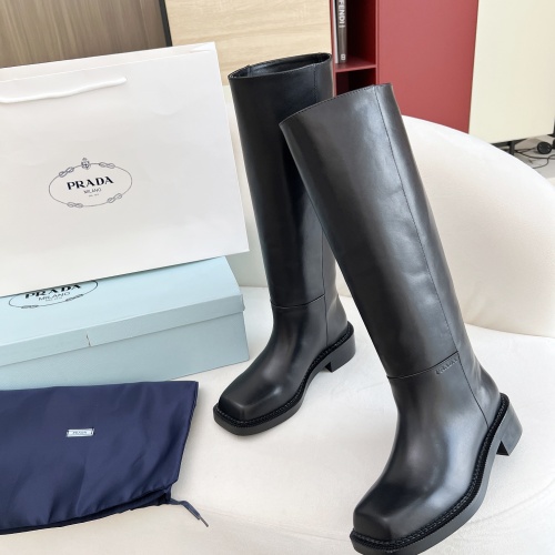 Prada Boots For Women #1245413 $140.00 USD, Wholesale Replica Prada Boots