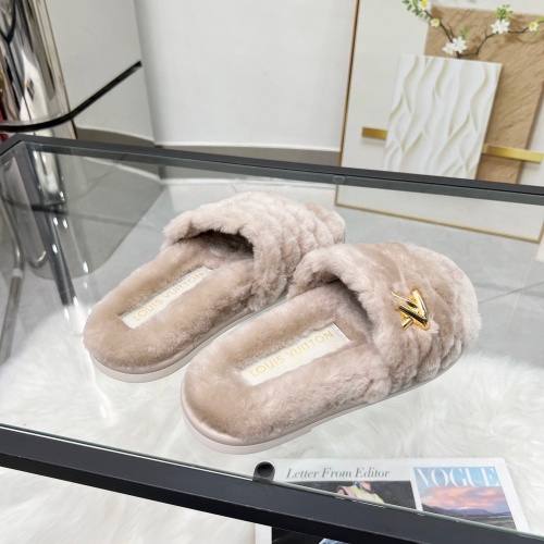 Replica Louis Vuitton Slippers For Women #1245416 $98.00 USD for Wholesale