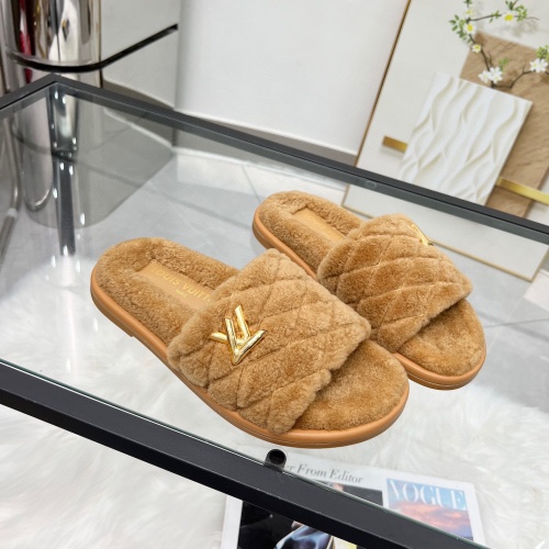 Replica Louis Vuitton Slippers For Women #1245417 $98.00 USD for Wholesale