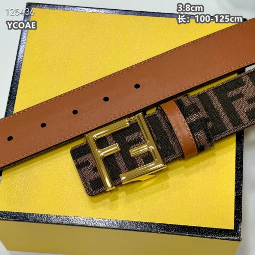 Replica Fendi AAA Quality Belts For Men #1245424 $60.00 USD for Wholesale