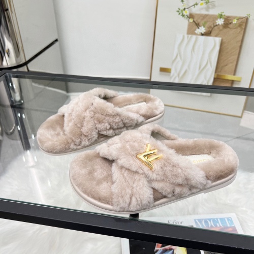 Louis Vuitton Slippers For Women #1245425 $98.00 USD, Wholesale Replica Louis Vuitton Slippers