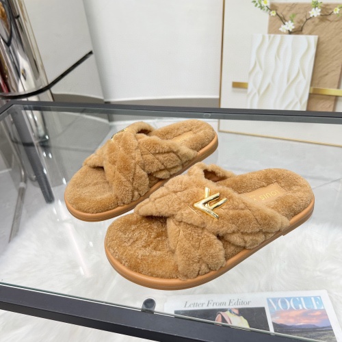 Louis Vuitton Slippers For Women #1245426 $98.00 USD, Wholesale Replica Louis Vuitton Slippers