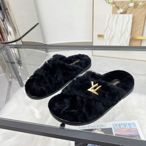 Louis Vuitton Slippers For Women #1245429 $98.00 USD, Wholesale Replica Louis Vuitton Slippers