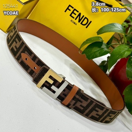 Replica Fendi AAA Quality Belts For Men #1245431 $60.00 USD for Wholesale