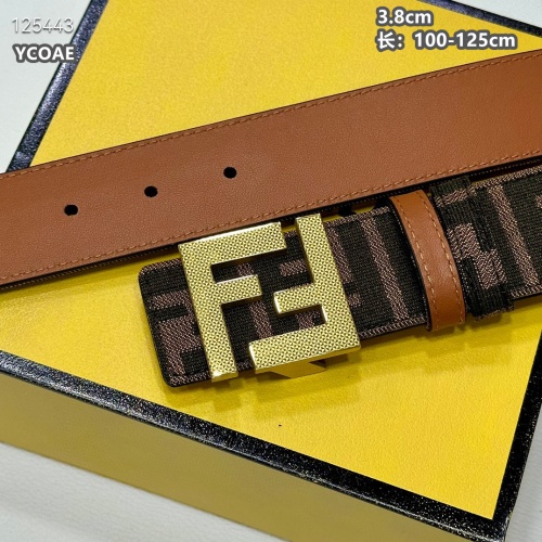 Replica Fendi AAA Quality Belts For Men #1245433 $60.00 USD for Wholesale