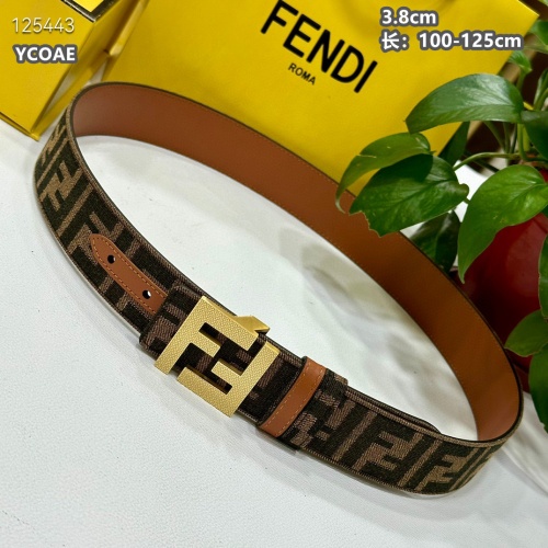 Replica Fendi AAA Quality Belts For Men #1245433 $60.00 USD for Wholesale