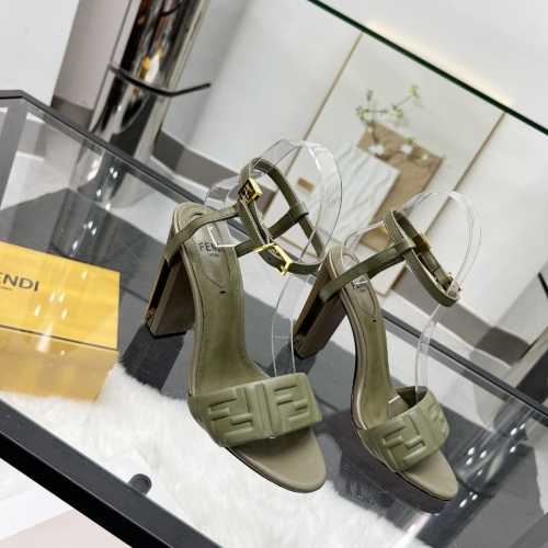 Replica Fendi Sandal For Women #1245439 $96.00 USD for Wholesale