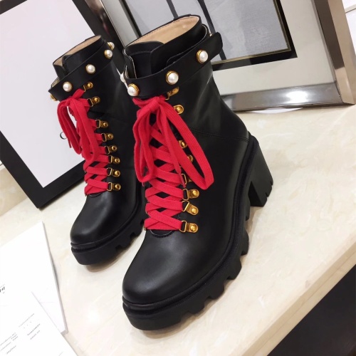 Gucci Boots For Women #1245441 $96.00 USD, Wholesale Replica Gucci Boots