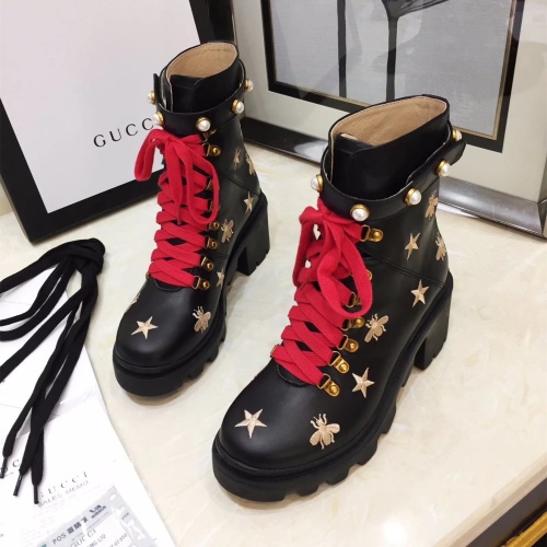 Gucci Boots For Women #1245442 $100.00 USD, Wholesale Replica Gucci Boots