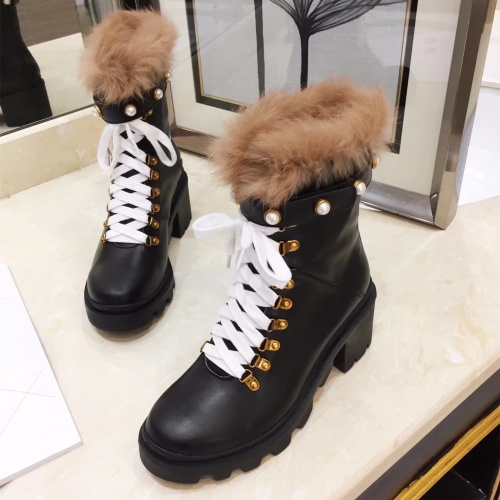 Gucci Boots For Women #1245443 $100.00 USD, Wholesale Replica Gucci Boots