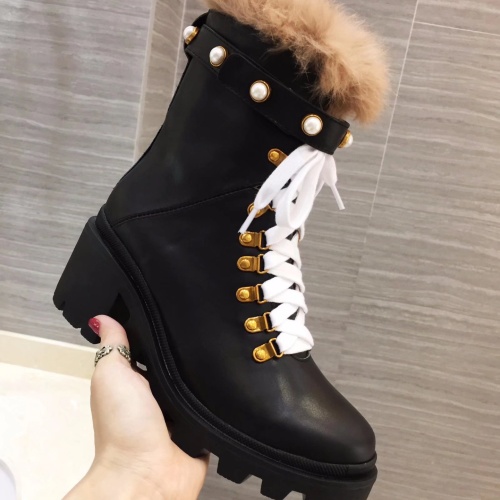 Replica Gucci Boots For Women #1245443 $100.00 USD for Wholesale