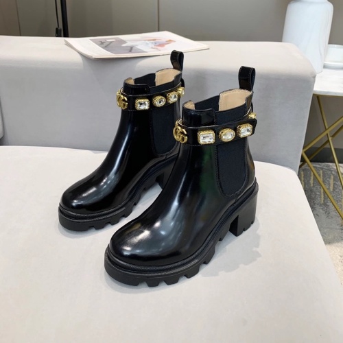 Gucci Boots For Women #1245445 $102.00 USD, Wholesale Replica Gucci Boots