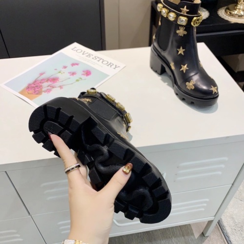 Replica Gucci Boots For Women #1245448 $100.00 USD for Wholesale