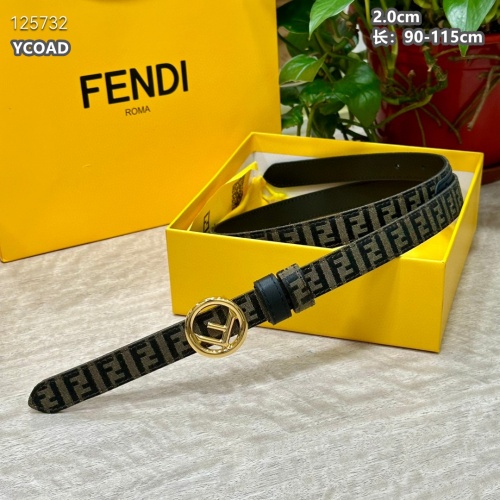 Replica Fendi AAA Quality Belts For Women #1245450 $56.00 USD for Wholesale