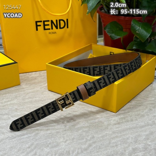 Replica Fendi AAA Quality Belts For Women #1245452 $56.00 USD for Wholesale