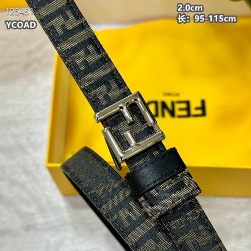 Replica Fendi AAA Quality Belts For Women #1245456 $56.00 USD for Wholesale