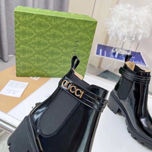 Replica Gucci Boots For Women #1245458 $102.00 USD for Wholesale