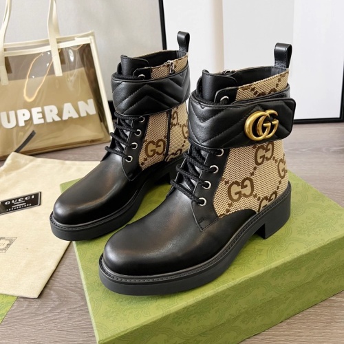 Gucci Boots For Women #1245459 $102.00 USD, Wholesale Replica Gucci Boots