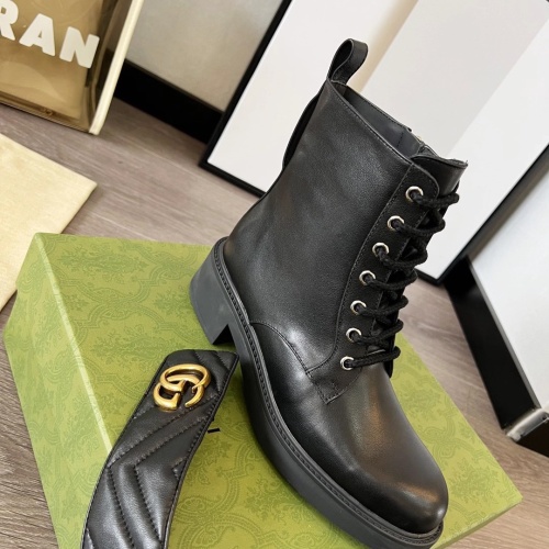 Replica Gucci Boots For Women #1245460 $102.00 USD for Wholesale