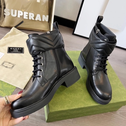 Replica Gucci Boots For Women #1245460 $102.00 USD for Wholesale