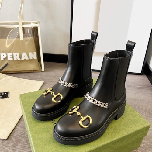 Gucci Boots For Women #1245461 $102.00 USD, Wholesale Replica Gucci Boots