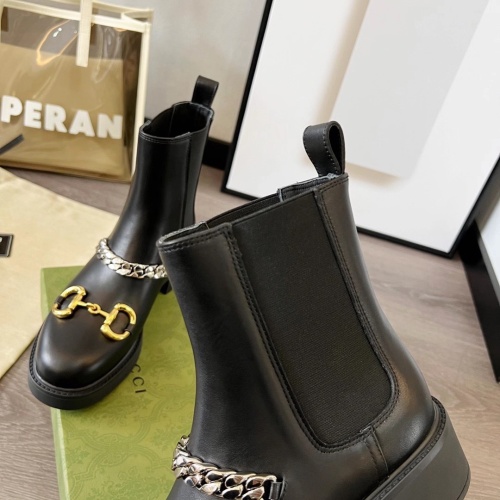 Replica Gucci Boots For Women #1245461 $102.00 USD for Wholesale