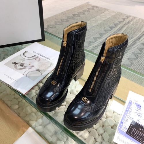 Replica Gucci Boots For Women #1245462 $102.00 USD for Wholesale